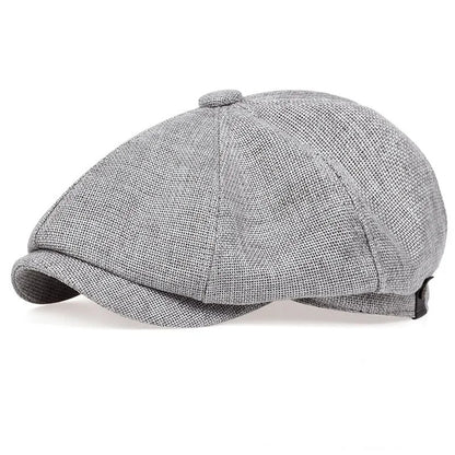Octagonal hat men's spring and summer