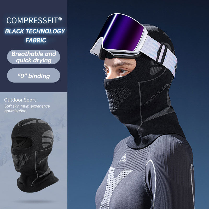 Winter skiing head cover face guard windproof motorcycle headscarf riding mask warm breathable neck guard