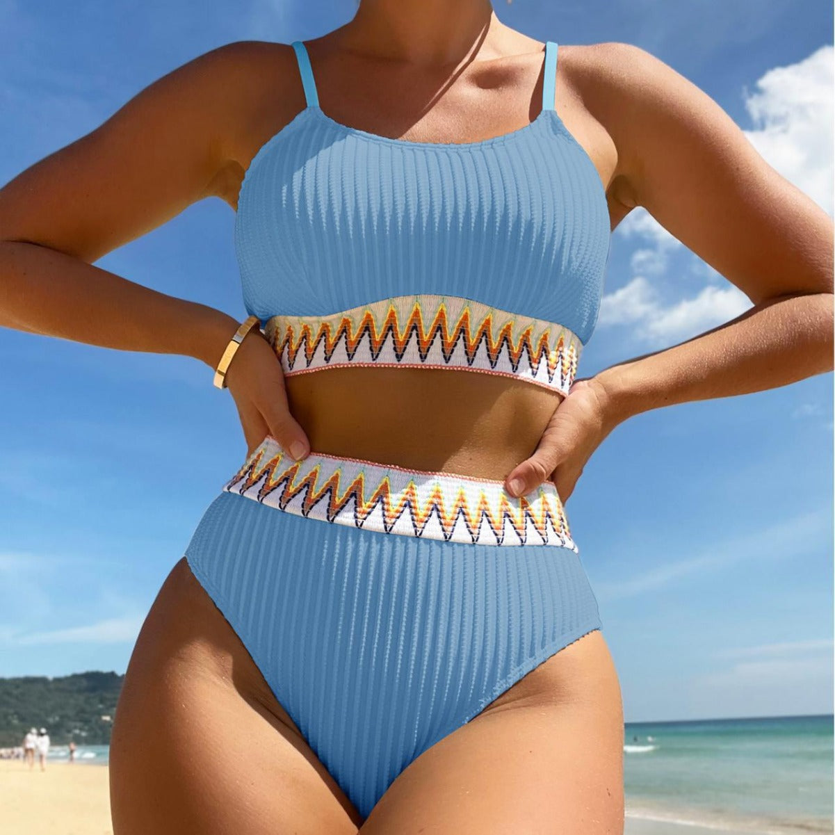 Trendy High-Waisted Bikini for Women – Sexy, Flattering & Stylish