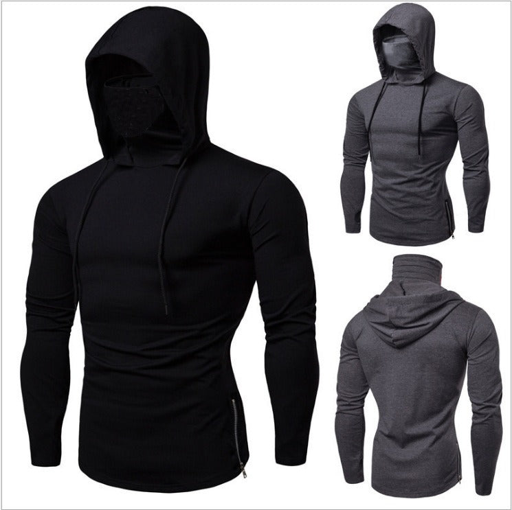 Fitness men's peripheral hoodie hooded long sleeved T-shirt Call of Duty men's hoodie