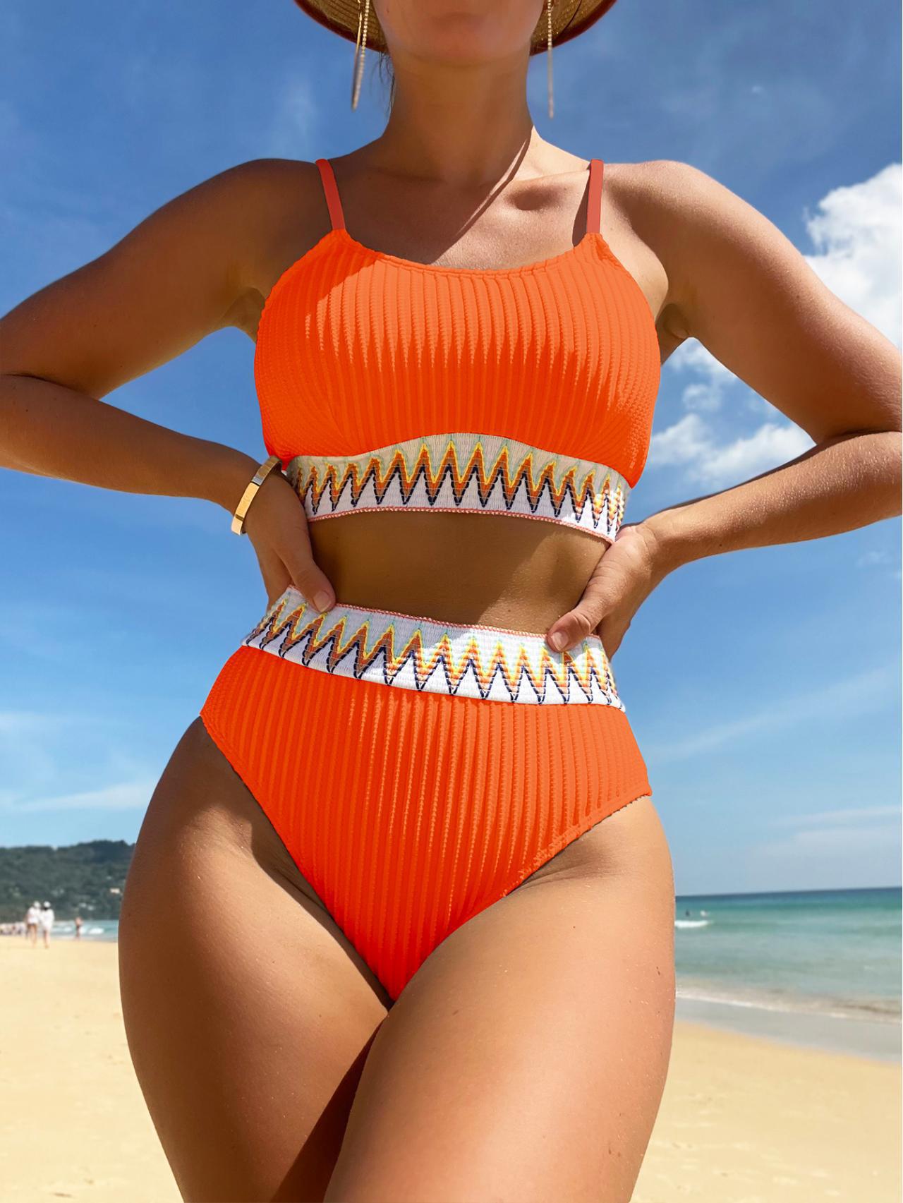 Trendy High-Waisted Bikini for Women – Sexy, Flattering & Stylish