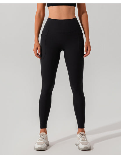 Women’s Threaded High-Waist Yoga Pants – Hip-Lifting & Quick-Dry Fitness Leggings