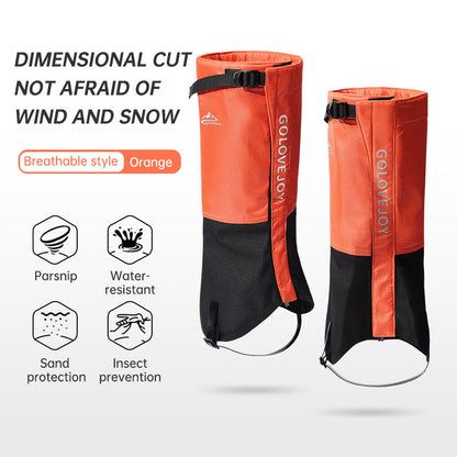 Hiking Skiing Leg Guard Foot Cover Men and Women