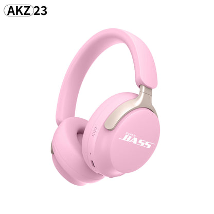 New wireless Bluetooth headset with macaron color AKZ-23 card insertion.