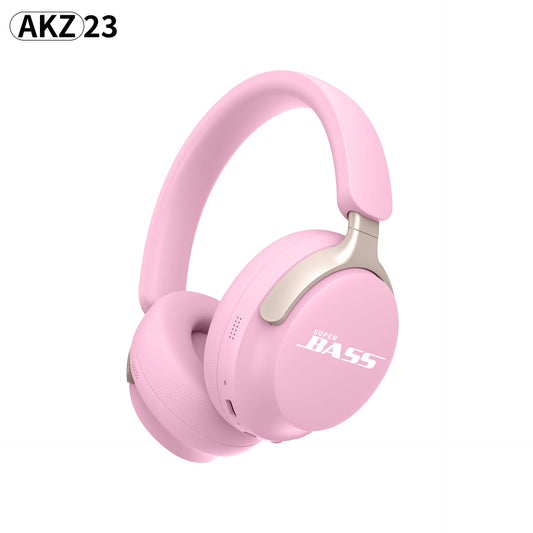 New wireless Bluetooth headset with macaron color AKZ-23 card insertion.