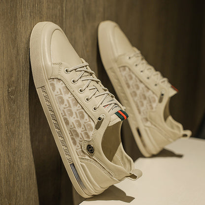 Trendy  men's low cut casual sports shoeslac