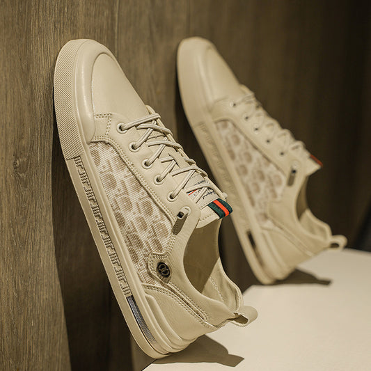 Trendy  men's low cut casual sports shoeslac