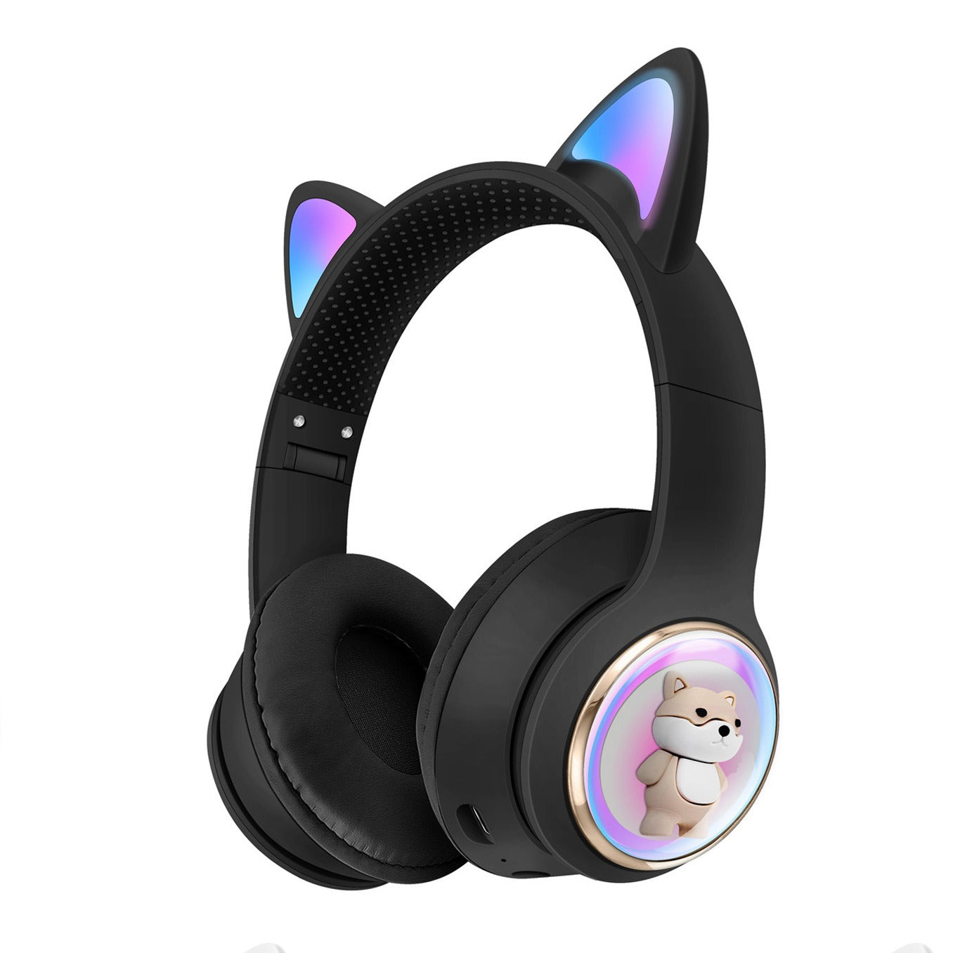 AKZ-51 Bluetooth Earphones – Foldable, Long Battery Life & Cute Cartoon Design