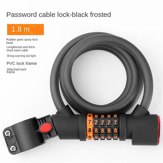 Antitheft bicycle locks, Combination locks for bicycles,Road Bike Steel Cable Bicycle Lock.