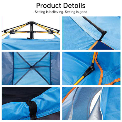 Quick-Setup 3-4 Person Camping Tent – Waterproof & Durable Outdoor Shelter