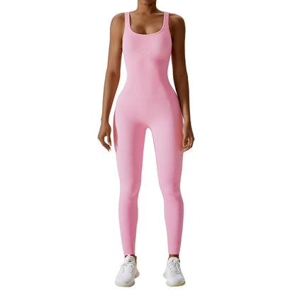 Spring, Summer & Fall seamless one-piece yoga suit