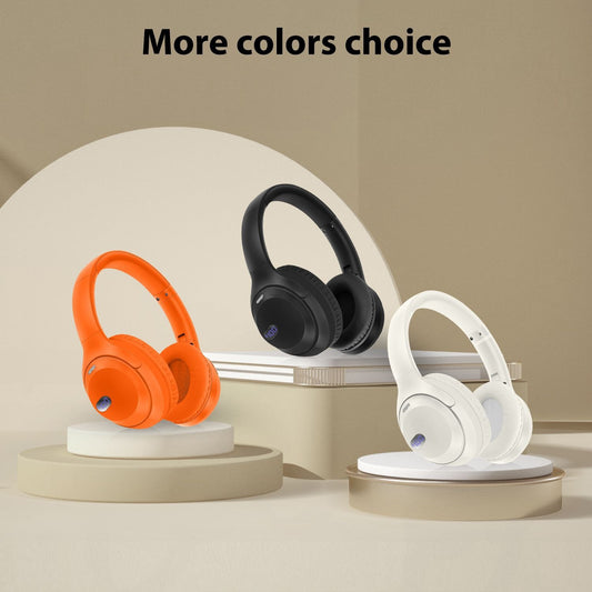 Bluetooth headset with battery display long battery life & foldable design