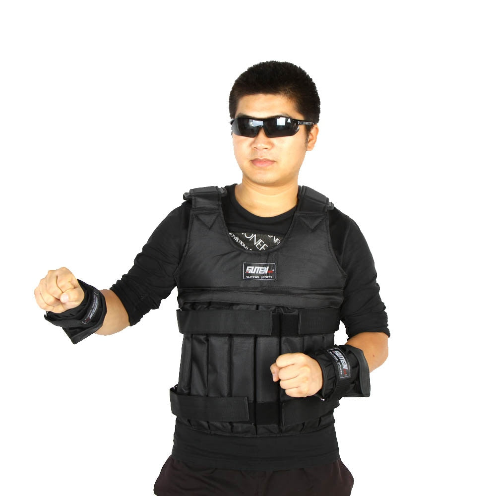 SUTEN 20kg/50kg Loading Weighted Vest For Boxing Training Workout