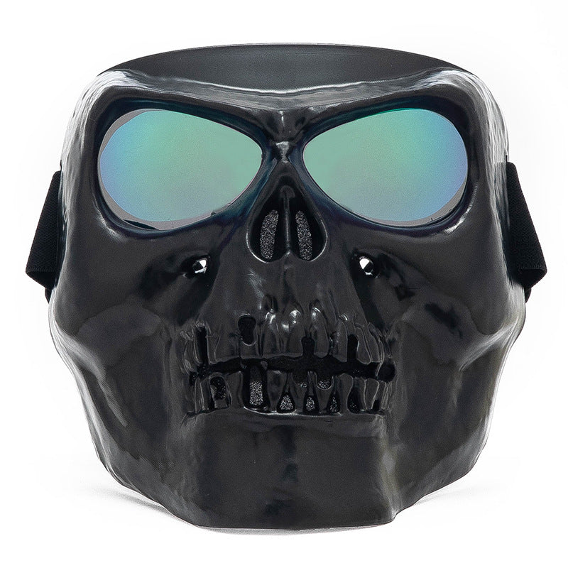 Retro Harley Skull Goggles Mask Motorcycle