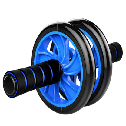 Abdominal Exercise Roller – Dual Wheel with Foam Handles & Knee Pad