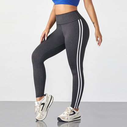 Yoga leggings, women's high waisted and hip lifting