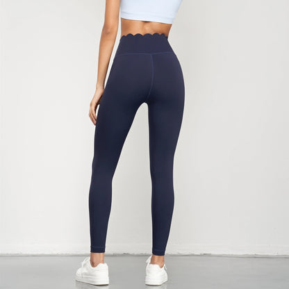 Yoga Pants Women Seamless Lotus Arc Workout Running Leggings