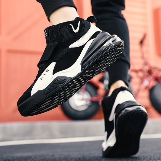 Men's autumn winter high-top air cushion basketball shoes