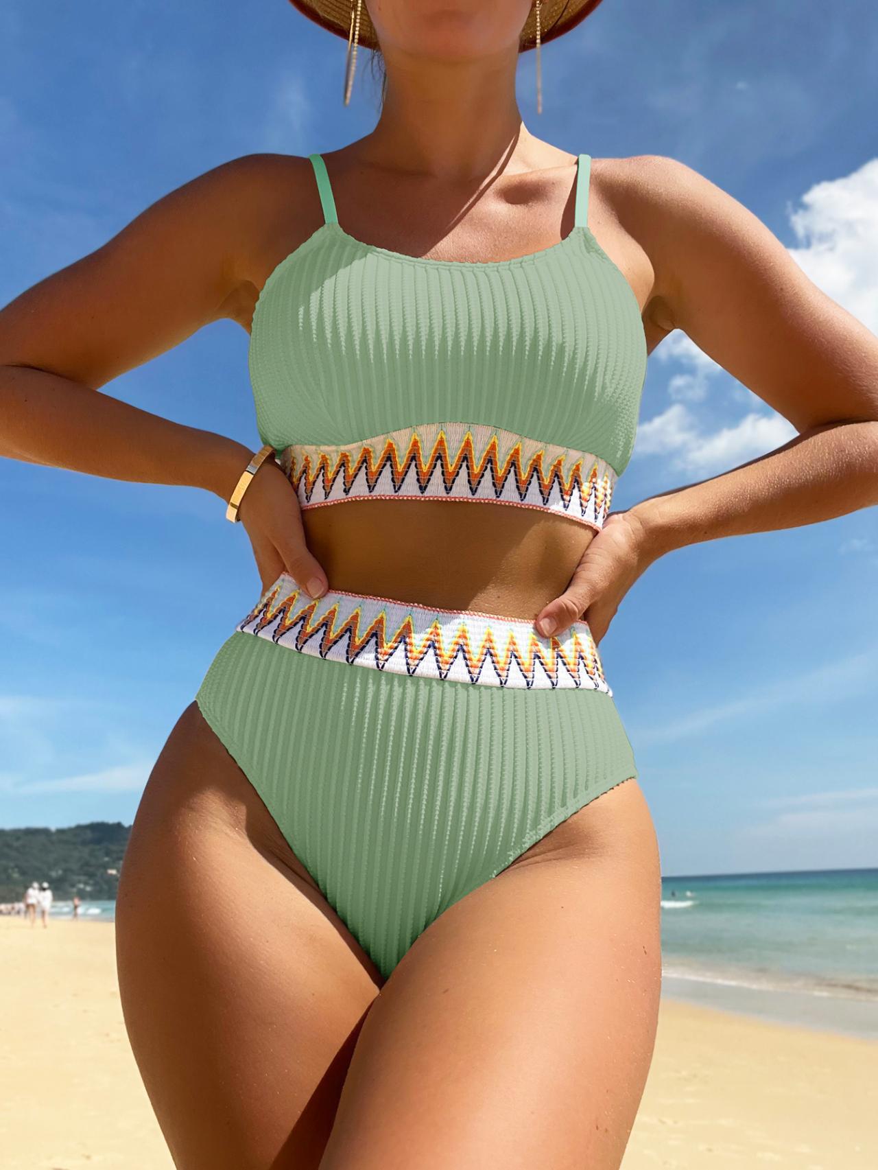 Trendy High-Waisted Bikini for Women – Sexy, Flattering & Stylish