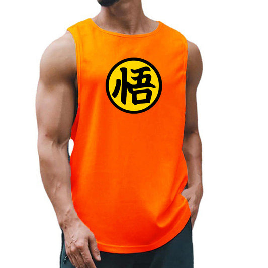 Men's running & fitness vest summer quick drying training suit sleeveless camisole base shirt