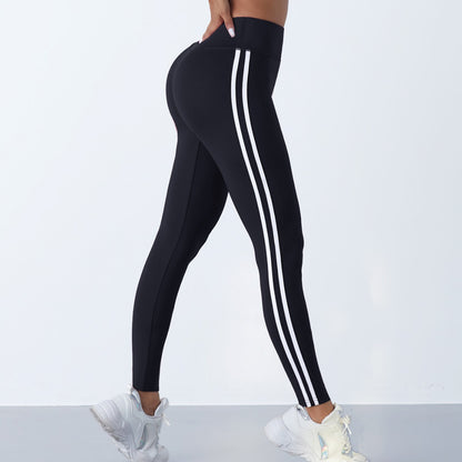 Yoga leggings, women's high waisted and hip lifting