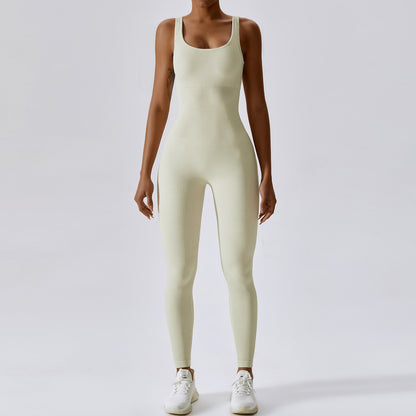 Spring, Summer & Fall seamless one-piece yoga suit