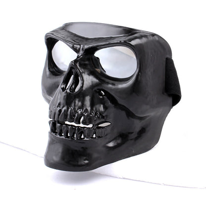 Retro Harley Skull Goggles Mask Motorcycle