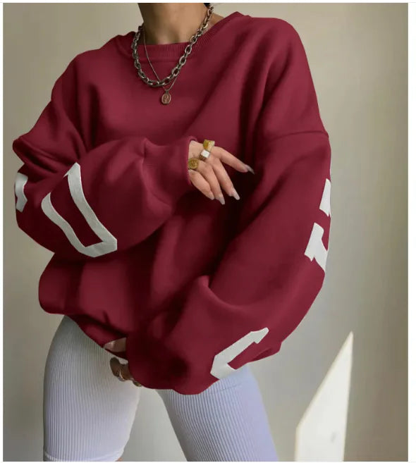 Women's Printed Fashion Sweatshirt