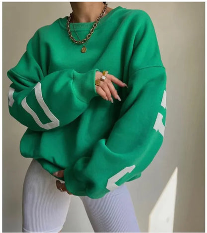 Women's Printed Fashion Sweatshirt