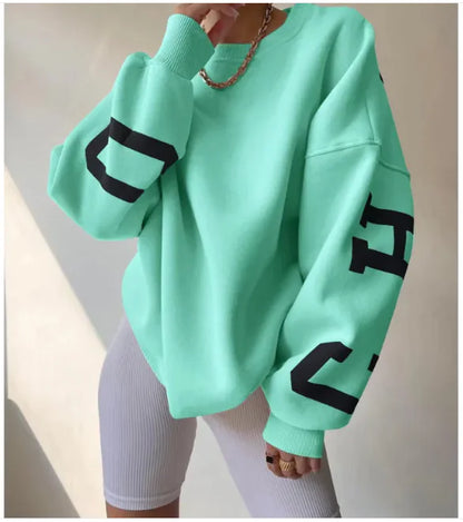 Women's Printed Fashion Sweatshirt