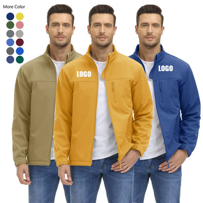 Stand-Up Collar Hardshell Jacket, Outdoor & Casual