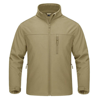 Stand-Up Collar Hardshell Jacket, Outdoor & Casual