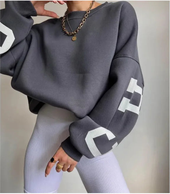 Women's Printed Fashion Sweatshirt